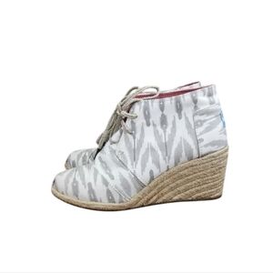 Toms‎ Ikat Desert Wedge Espadrille Bootie (8.5)
